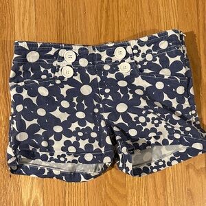 Boden Blue and White Girls Shorts - 9Y